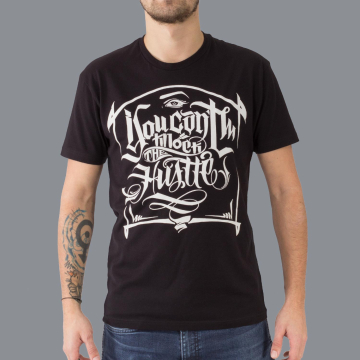 Luxury Hustle Wear T-Shirt El Whyner 'Cant Knock The Hustle' in Black Luxury Hustle Wear T-Shirt El Whyner 'Cant Knock The Hustle' in Black