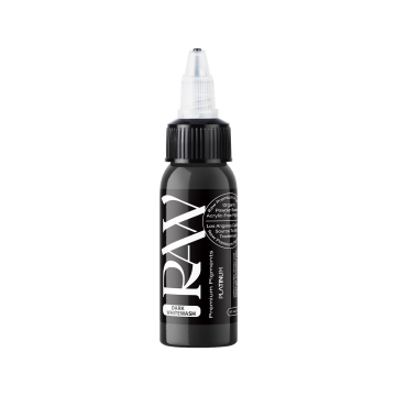 Raw Pigments Platinum - Dark Whitewash Tattoo Ink - 30ml