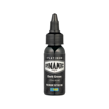 Platinum by Dynamic Tattoo Ink - Dark Green 30 ml Platinum by Dynamic Tattoo Ink - Dark Green 30 ml