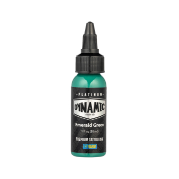 Platinum by Dynamic Tattoo Ink - Emerald Green 30 ml Platinum by Dynamic Tattoo Ink - Emerald Green 30 ml