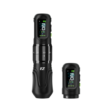 EZ P6 Wireless Tattoo Pen with Additional Battery - Black