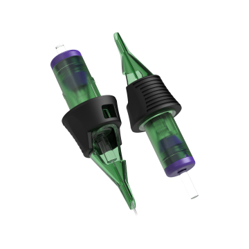 Ghost HEX Needle Cartridges - Round Liner Medium Taper, Box of 20