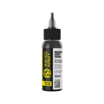The Inked Army - Tattoo Color -  Medium Grey Wash