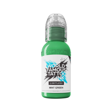 World Famous Limitless Tattoo Ink - Mint Green 30 ml World Famous Limitless Tattoo Ink - Mint Green 30 ml