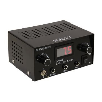 Mercury Dual Input Digital Tattoo Power Supply (EU CABLES)