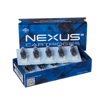 Box of 20 Nexus Tattoo Cartridges - Whipshading Stipple Mag