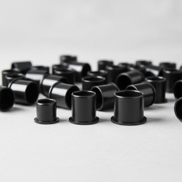 Bag of 100 Organink Recycled Plastic Non Spill Tattoo Ink Cups - Black
