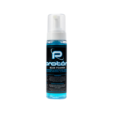 Proton Blue Cleansing Foam Proton Concentrated With Panthenol, Allantoin, And Aloe Vera 220ml 7.4oz