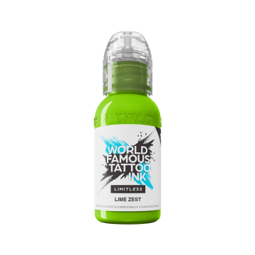 World Famous Limitless Tattoo Ink - Lime Zest 30 ml World Famous Limitless Tattoo Ink - Lime Zest 30 ml
