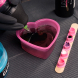 Saferly Heart Shaped Rinse Cups Pink - 150ml