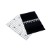 Pack of 5 Pre-Cut Sheets of Dermalize Pro Total Black Sun Block - Protective Tattoo Film - 15 x 10 cm
