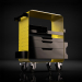 Impala Workstation by Kwadron - Yellow