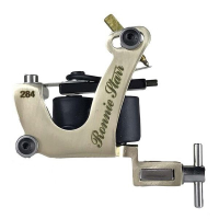 Ronnie Starr Tattoo Machine - Paul Rogers Brass Mini Liner
