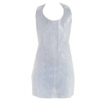 Pack of 100 Disposable Aprons - White