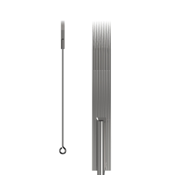 Box of 50 KWADRON Needles 0.35MM LONG TAPER - Flat