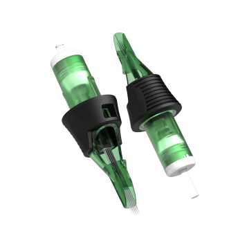 Box of 20 Ghost HEX Needle Cartridges Soft Edge Bugpin Magnum - Long Taper