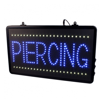 Chain Hangable Tattoo Parlour Piercing LED Studio Sign