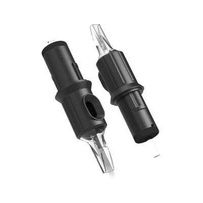 Box of 20 Ghost Black Needle Cartridges - Magnum Medium Taper