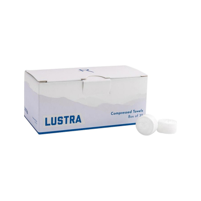 Recovery Lustra Compressed Towels - Box of 32