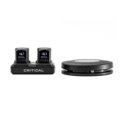 Critical Connect Universal Battery Shorty Bundle (Two Batteries + Dock + Foot Switch)