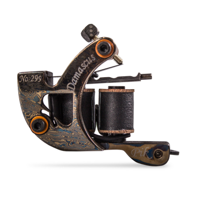 Cyber Damascus Pik Ass Liner Tattoo Machine