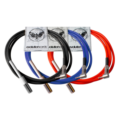 Evolution Cords - 2m Ultralite Cheyenne Female Mini Jack to Right-Angled Mini Jack