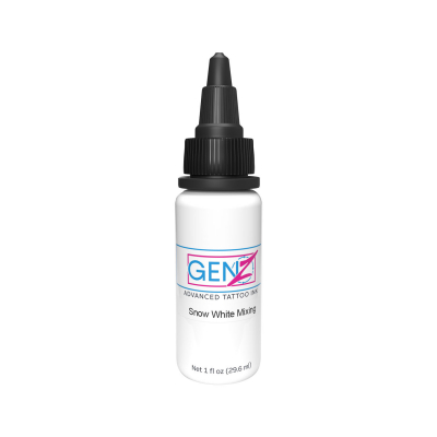 Intenze Ink Gen-Z 19 Color - Snow White Mixing 30 ml (1 oz)