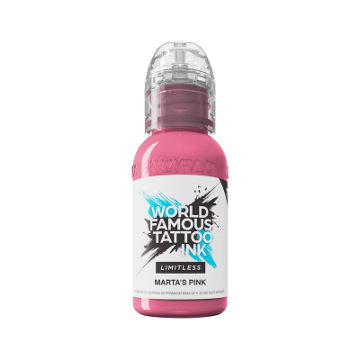 World Famous Limitless Tattoo Ink - Marta's Pink 30 ml