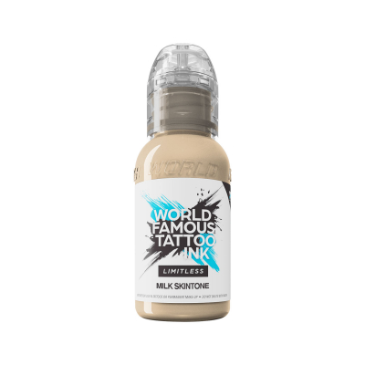 World Famous Limitless Tattoo Ink - Milk Skintone 30 ml