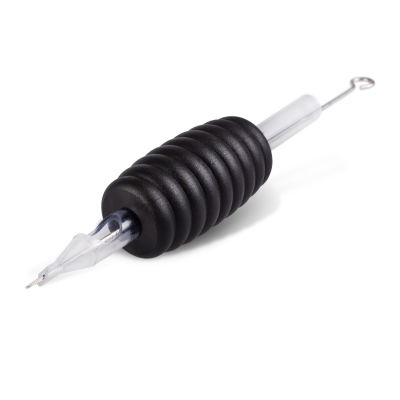 Pack of 5 Killer Ink Disposable Grip / Tip 25mm Diamond Tubes Pre-Packed with Bug Pin 0.25MM Round Liner Needles