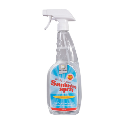 Reynard Multi-Surface Sanitising Spray - Alcohol + Fragrance Free 750ml