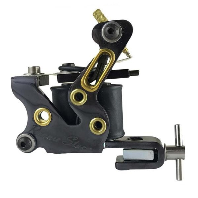 Ronnie Starr Tattoo Machine - Humber V2 Shader - Black Chrome