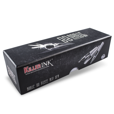 Killer Ink 22 Piece 316 Stainless Steel Tip Round, Diamond + Magnum Basic Set