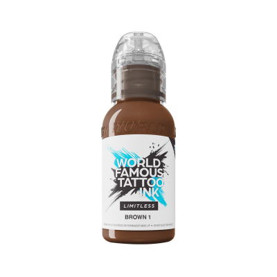 World Famous Limitless Tattoo Ink - Brown 1 30ml