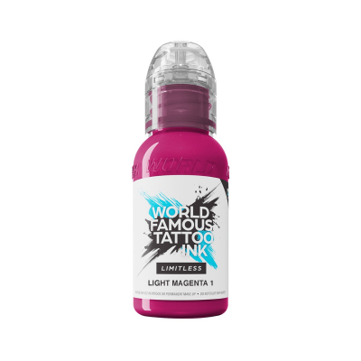 World Famous Limitless Tattoo Ink - Light Magenta 1 30ml