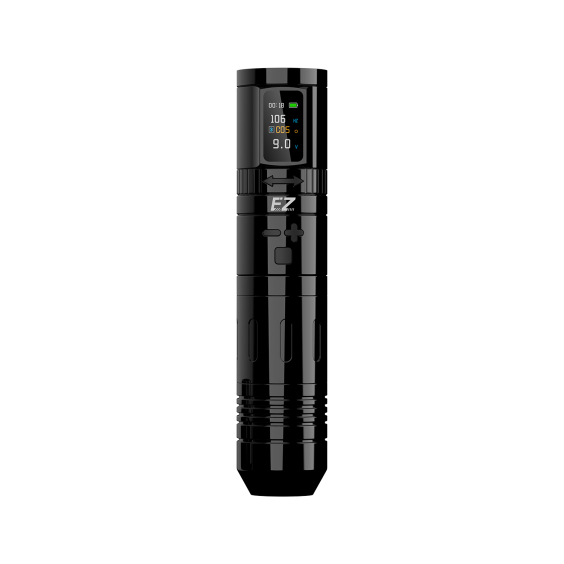 EZ EvoTech Pro Wireless Tattoo Pen with Additional Battery - Black