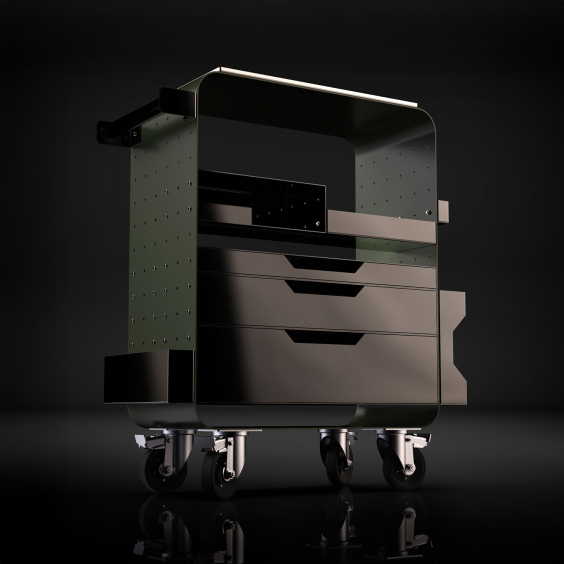 Impala Workstation by Kwadron - Army Green