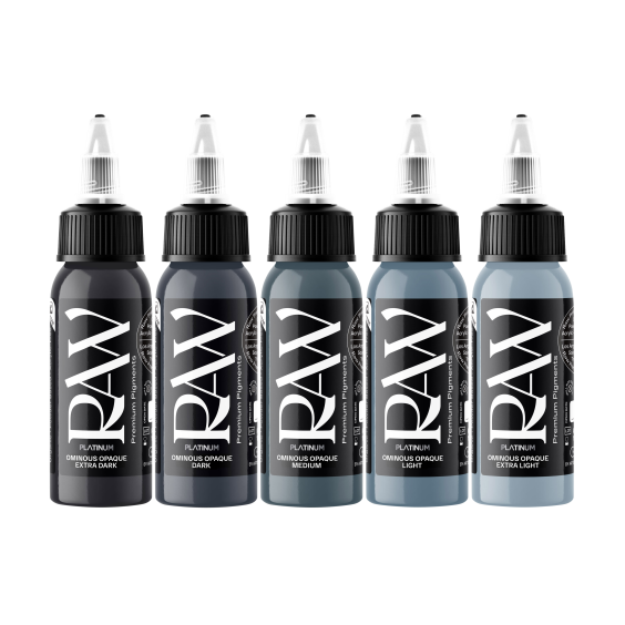 Raw Ink - Ominous Opaques Set - 5x 30ml (1oz)