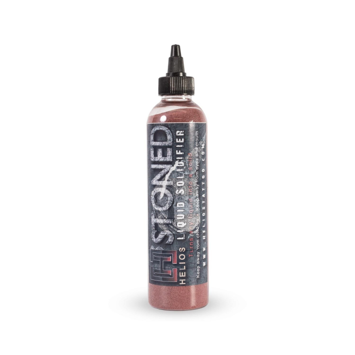 Helios Stoned Liquid Solidifier 240ml bottle with black cap