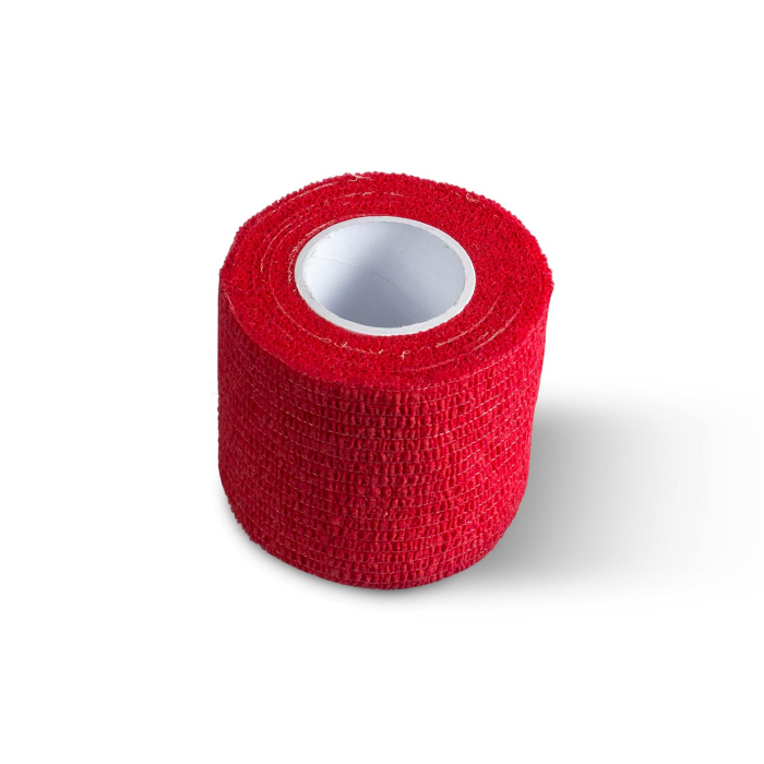 Red Killer Ink Grip Wrap roll measuring 50mm by 4.5 meters on white background.